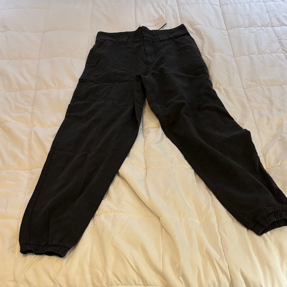 Nazeerah Nile Silt linen and cotton Trousers